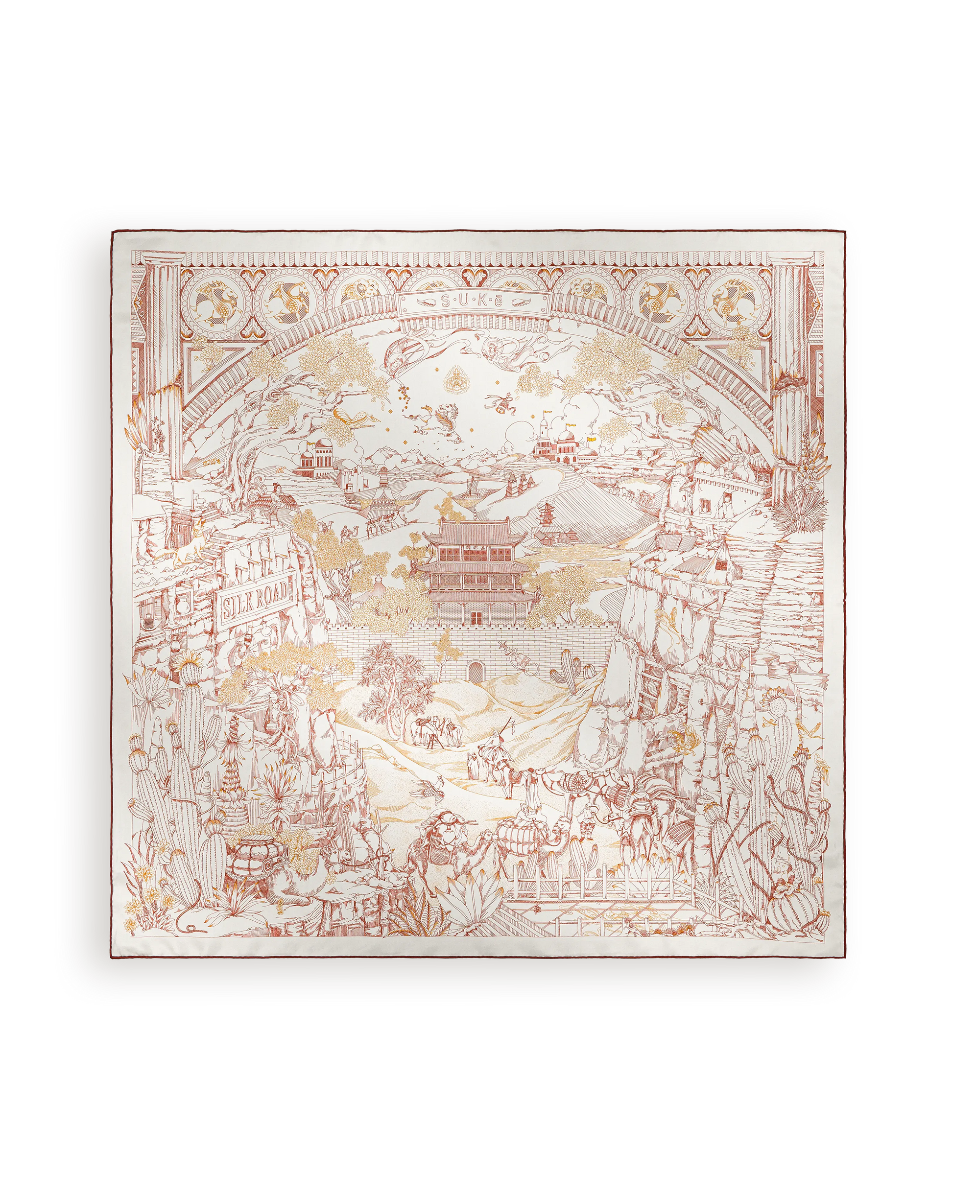 L'OASIS MIRACULEUSE - ROUGE CINABRE - SUKē