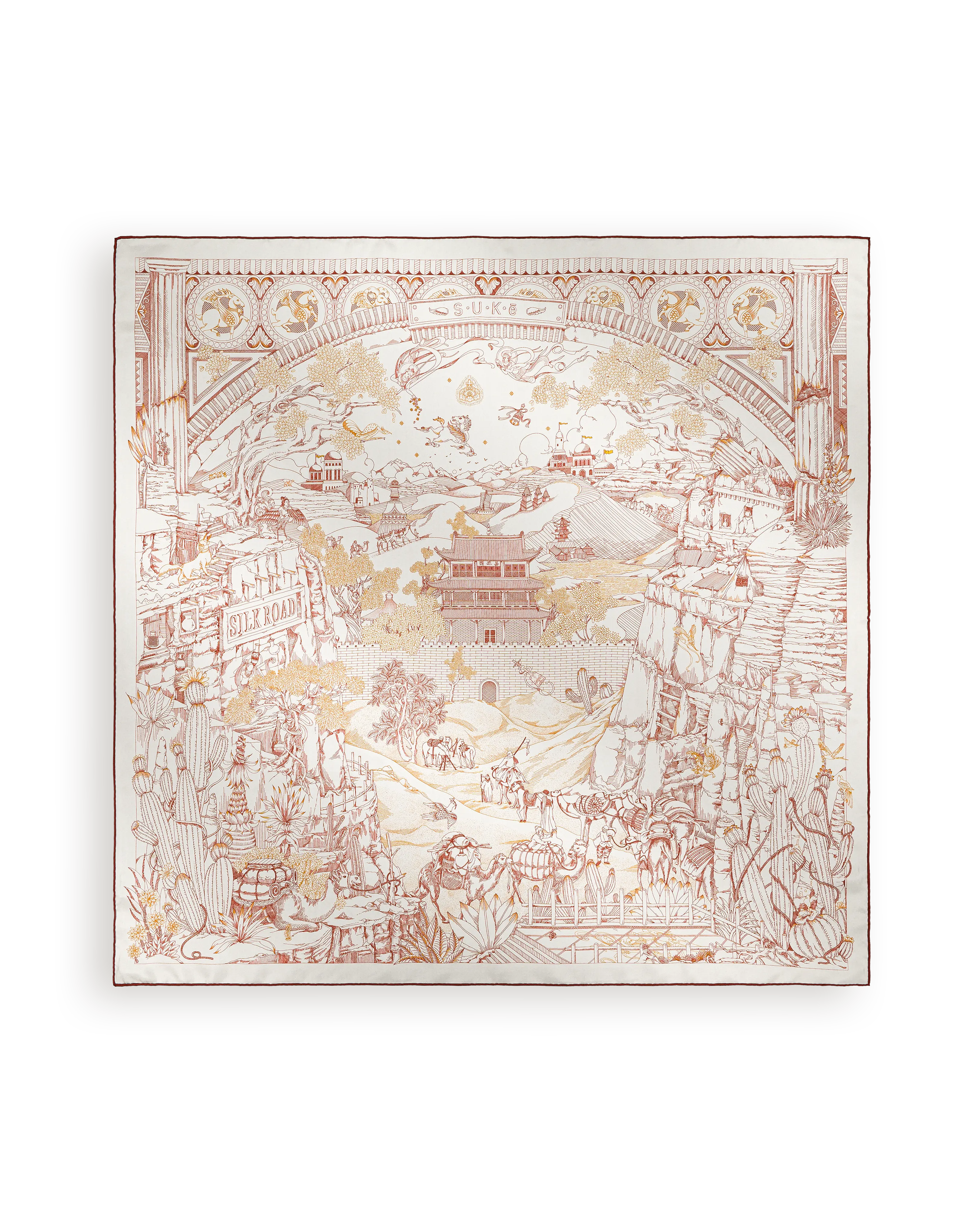 L'OASIS MIRACULEUSE - ROUGE CINABRE - SUKē